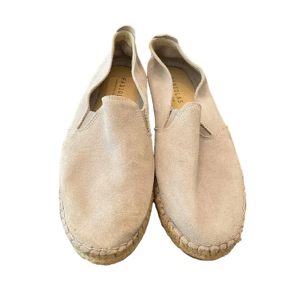 Fabiolas Suede Espadrilles Platform Shoes - Picture 2 of 9